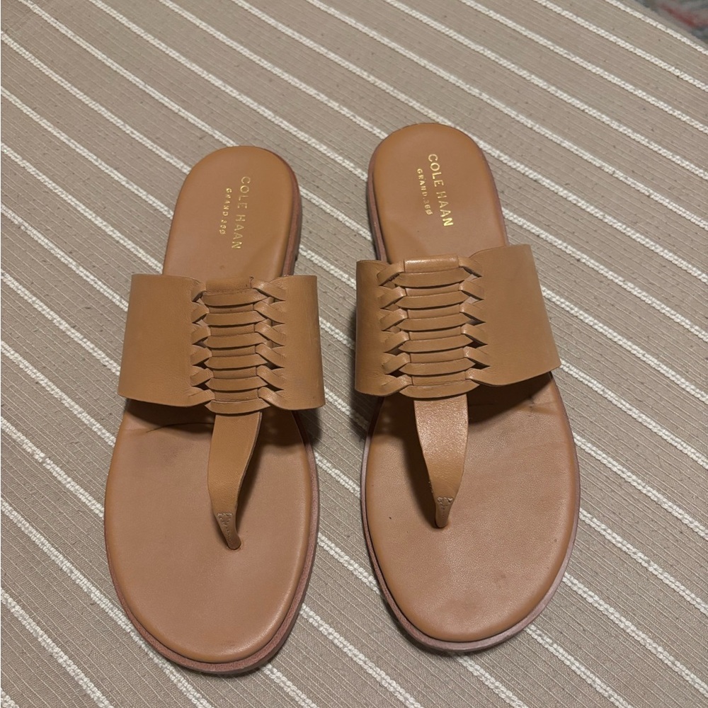 Cole Haan Leather Slides